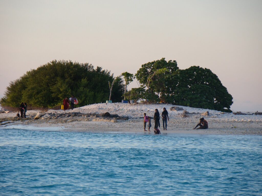 Fushi, the picnic island used by Ukulhas in North Ari Atoll